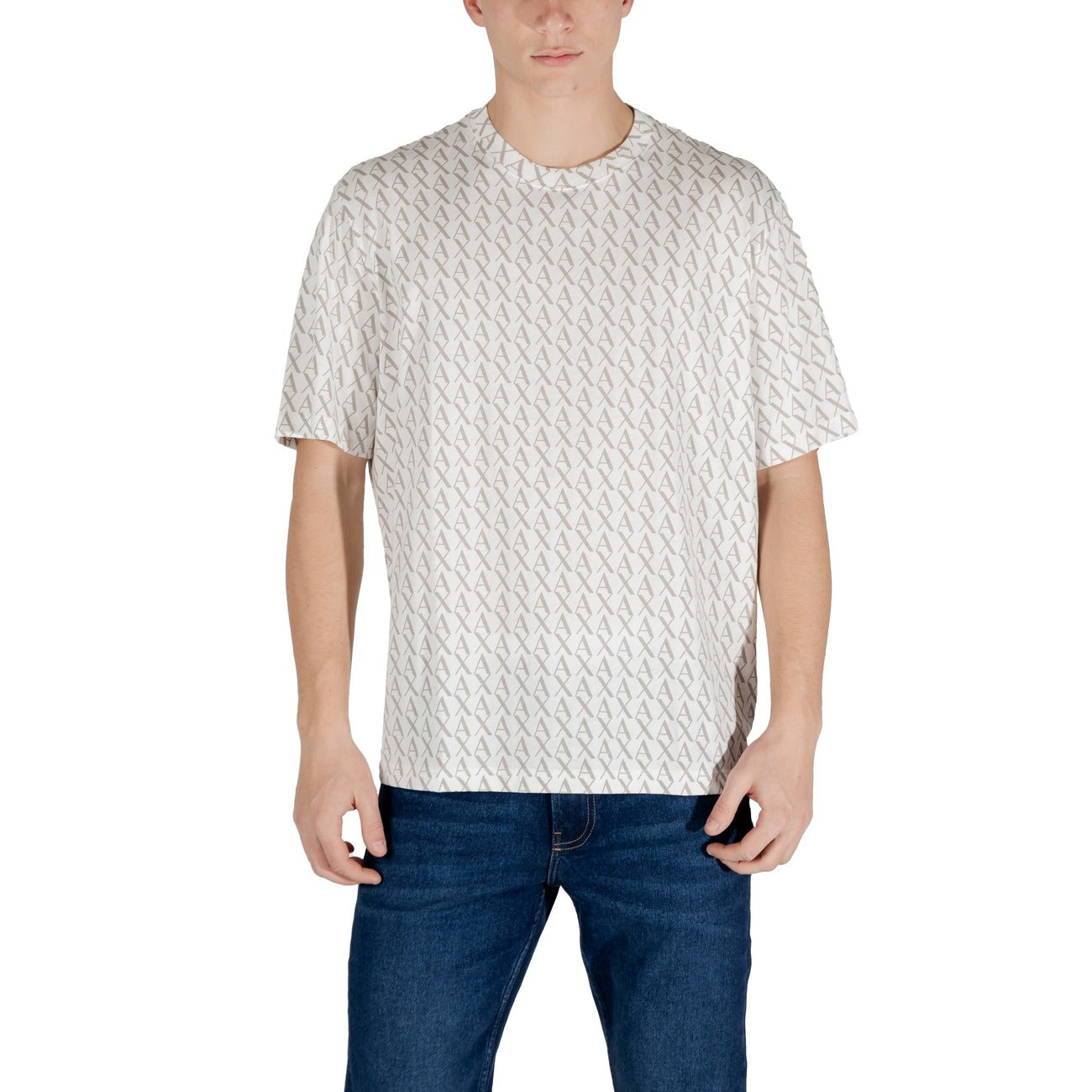 Armani Exchange T-Shirt Herren Grau