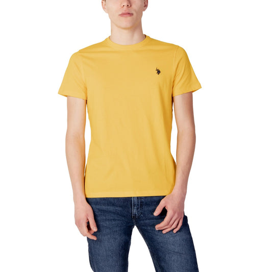 U.s. Polo Assn. T-shirt Heren Geel
