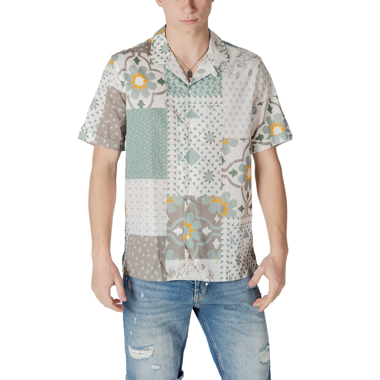 Antony Morato Shirt Heren Groen #2464211
