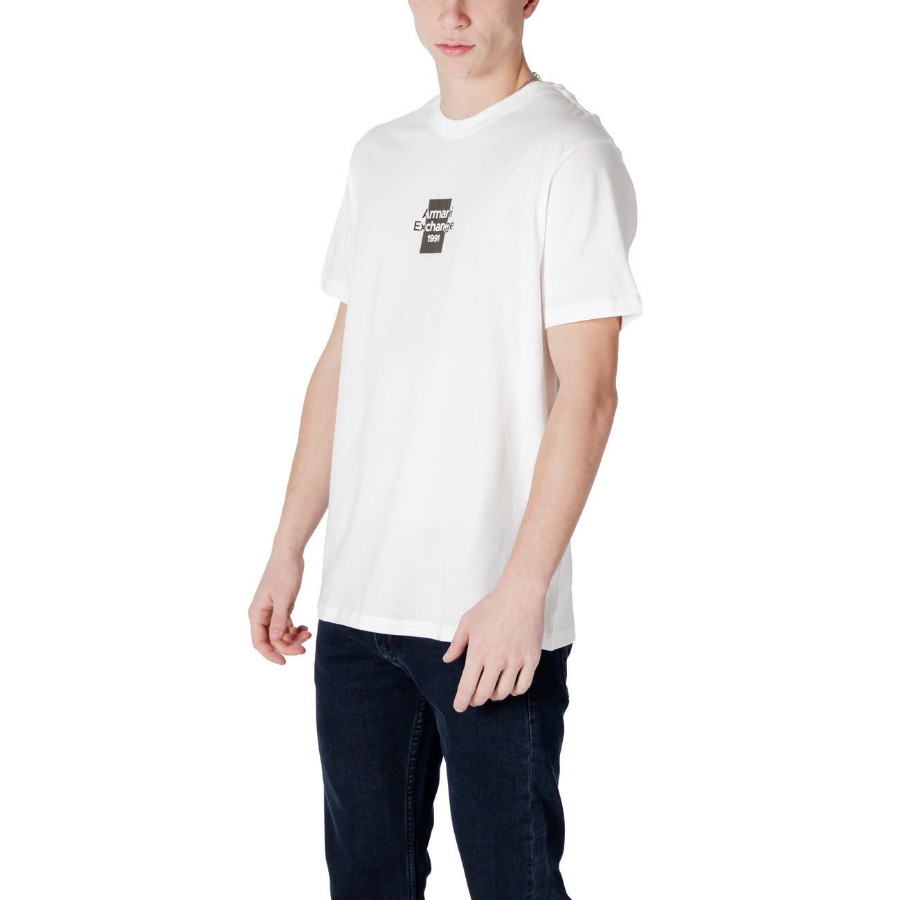 Armani Exchange T-shirt Heren Wit #2415045