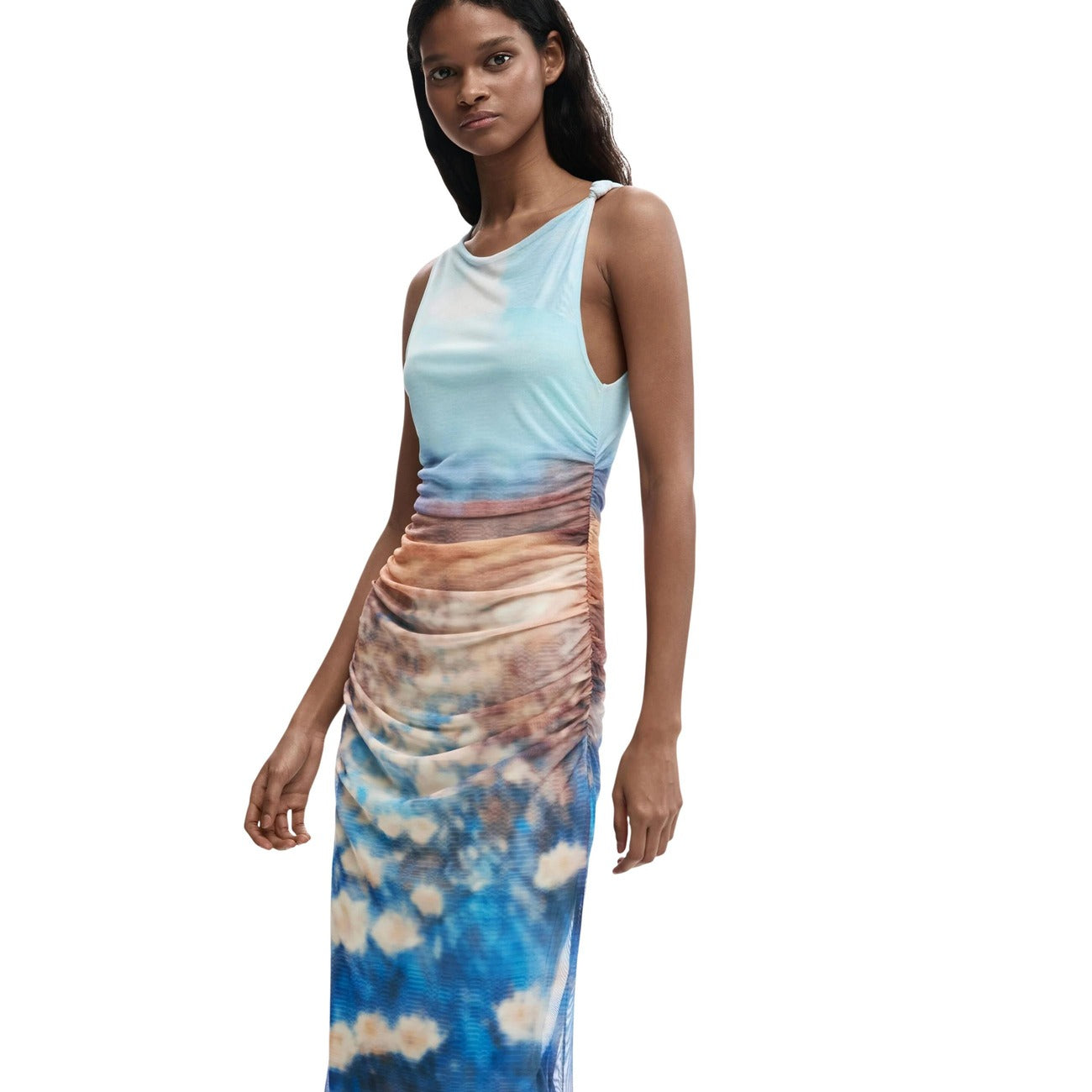 Desigual Kleid Damen Hellblau