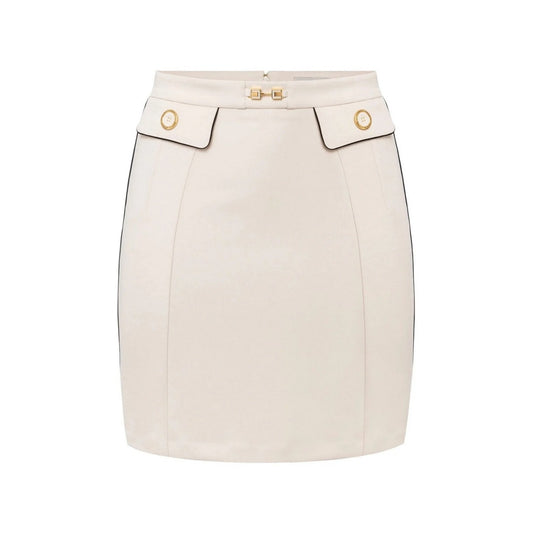 Elisabetta Franchi Rok Dames Beige