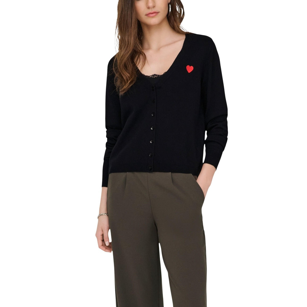 Jacqueline De Yong Cardigan Dames Beige
