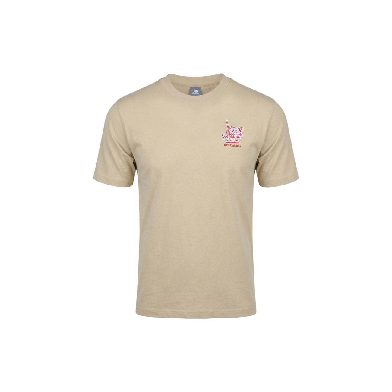 New Balance T-Shirt Herren Beige