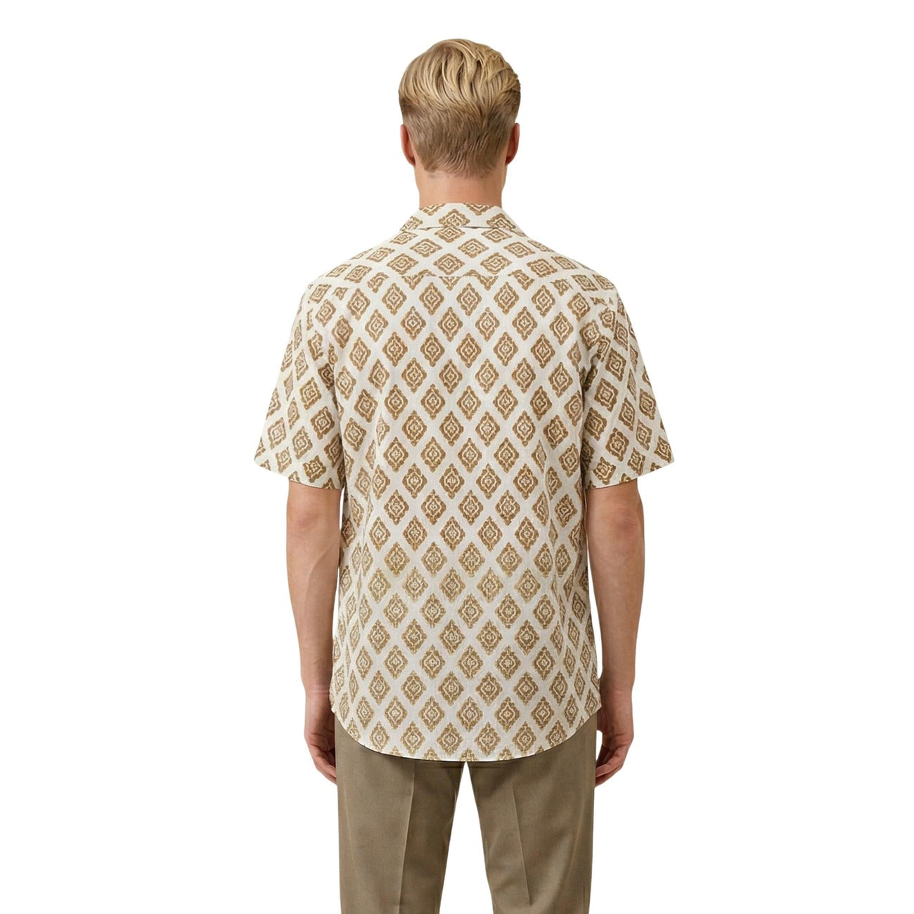 Gianni Lupo Shirt Herren Beige
