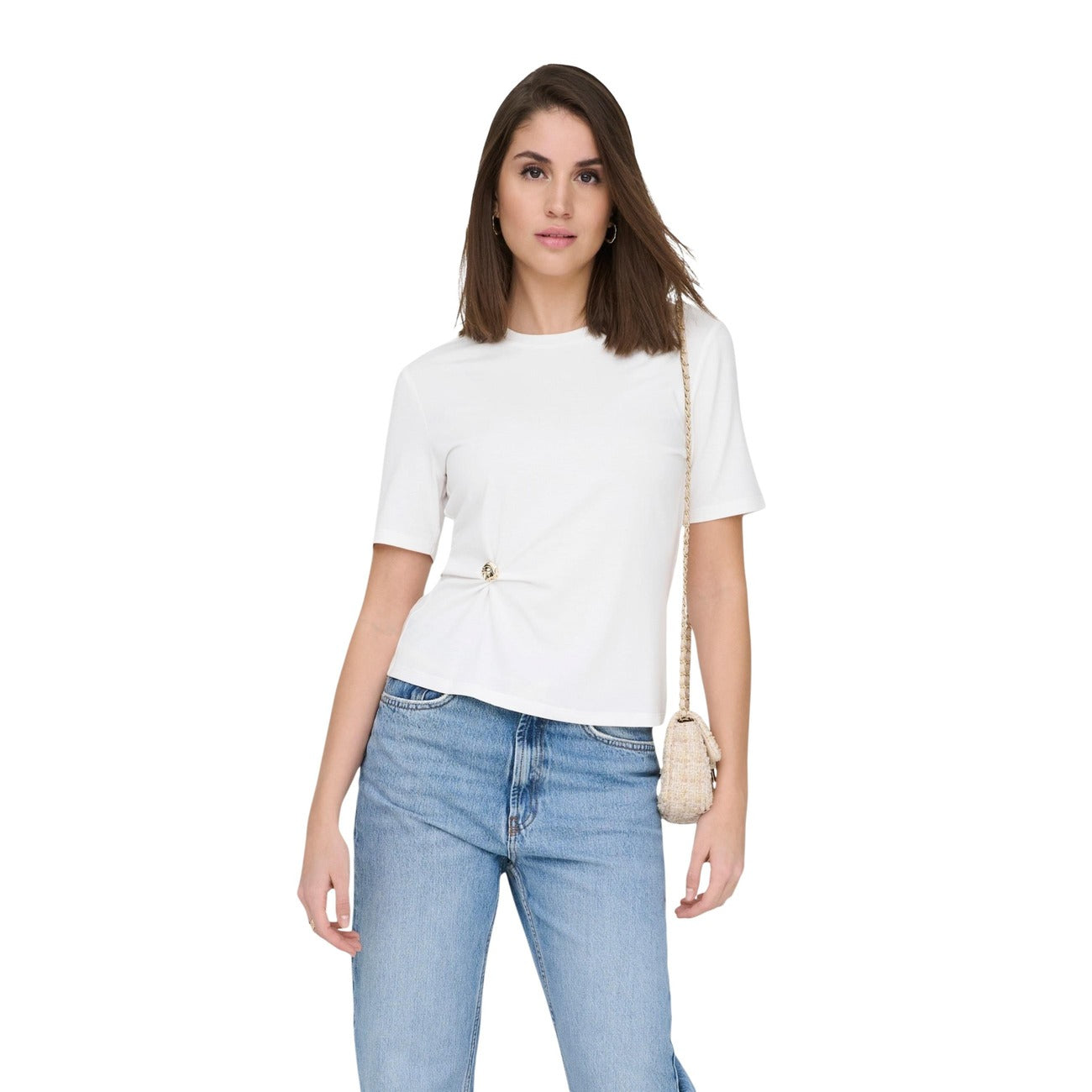 Only T-Shirt Damen Schwarz Schwarz #2454135