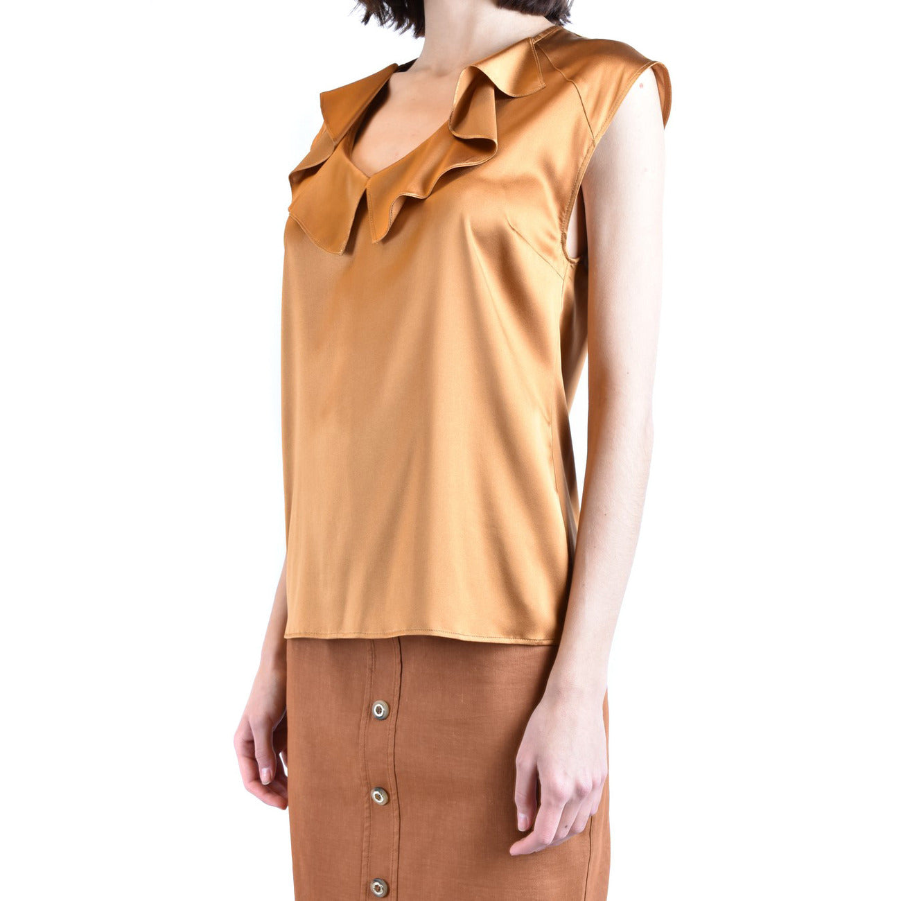 Pinko Strickjacke Damen Kamel