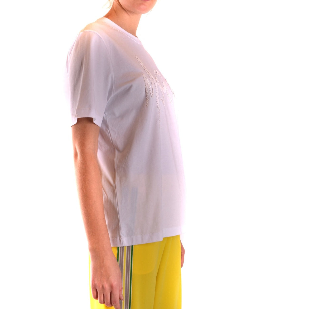 Msgm T-Shirt Damen Weiß