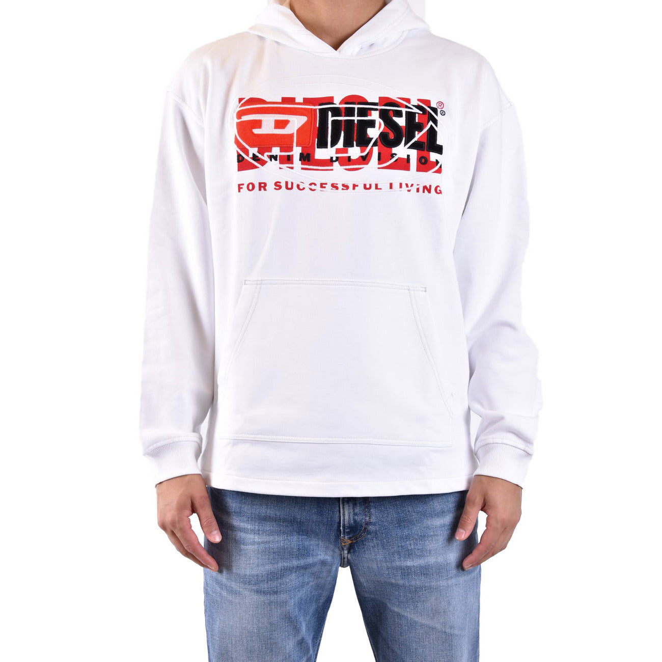 Diesel Sweatshirt Heren Wit