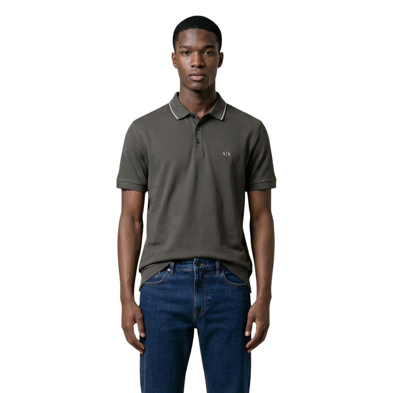 Armani Exchange Polo Top Herren Braun