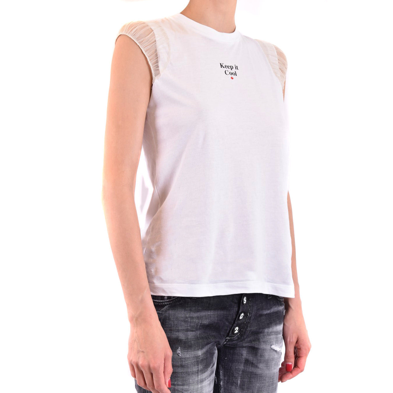 Dsquared2 Vest Dames Wit