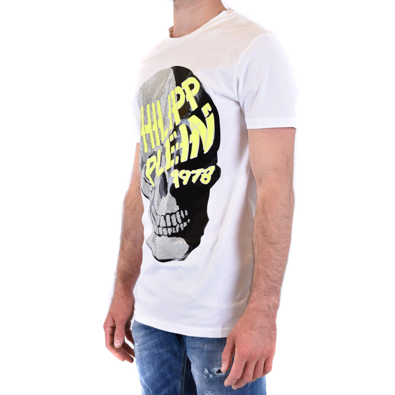 Philipp Plein T-shirt Heren Wit Wit