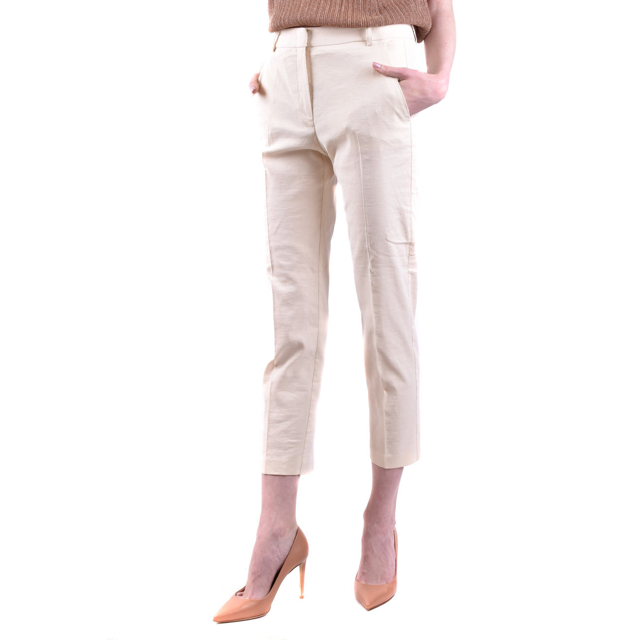 Pinko Hose Damen Weiß #2438416