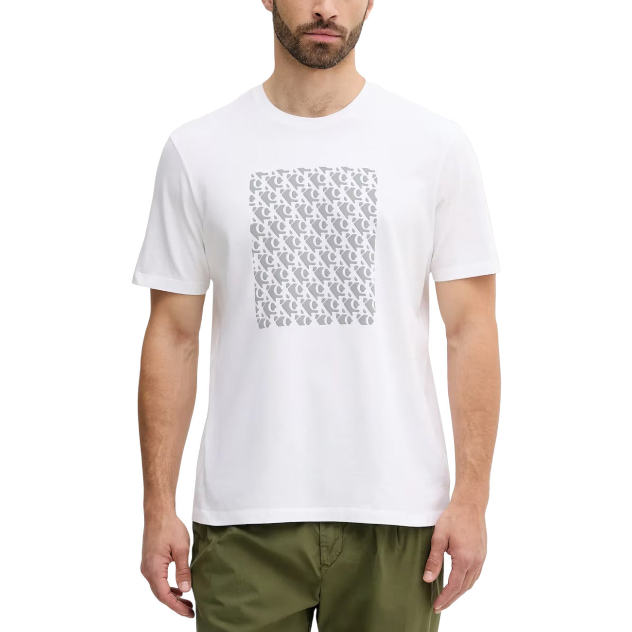 Calvin Klein Jeans T-Shirt Herren Weiß #2425897