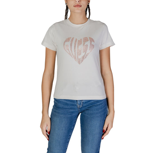 Guess Active T-shirt Women White #2361357
