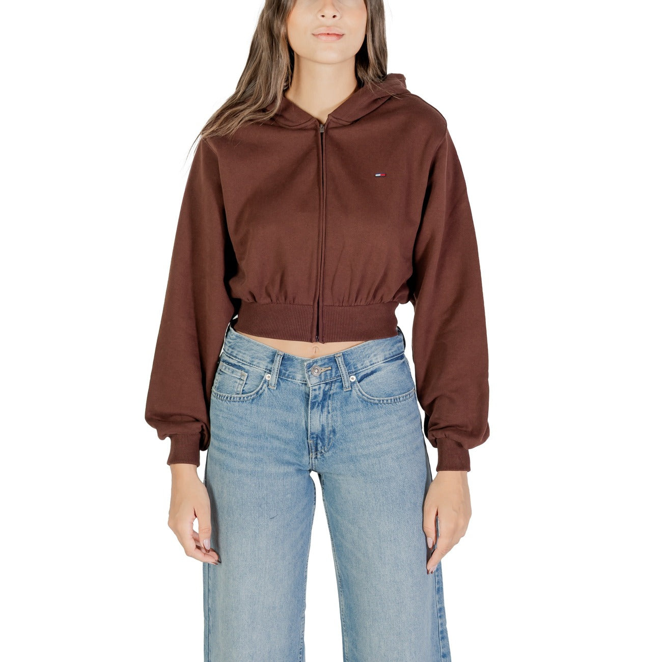 Tommy Hilfiger Jeans Sweatshirt Damen Braun