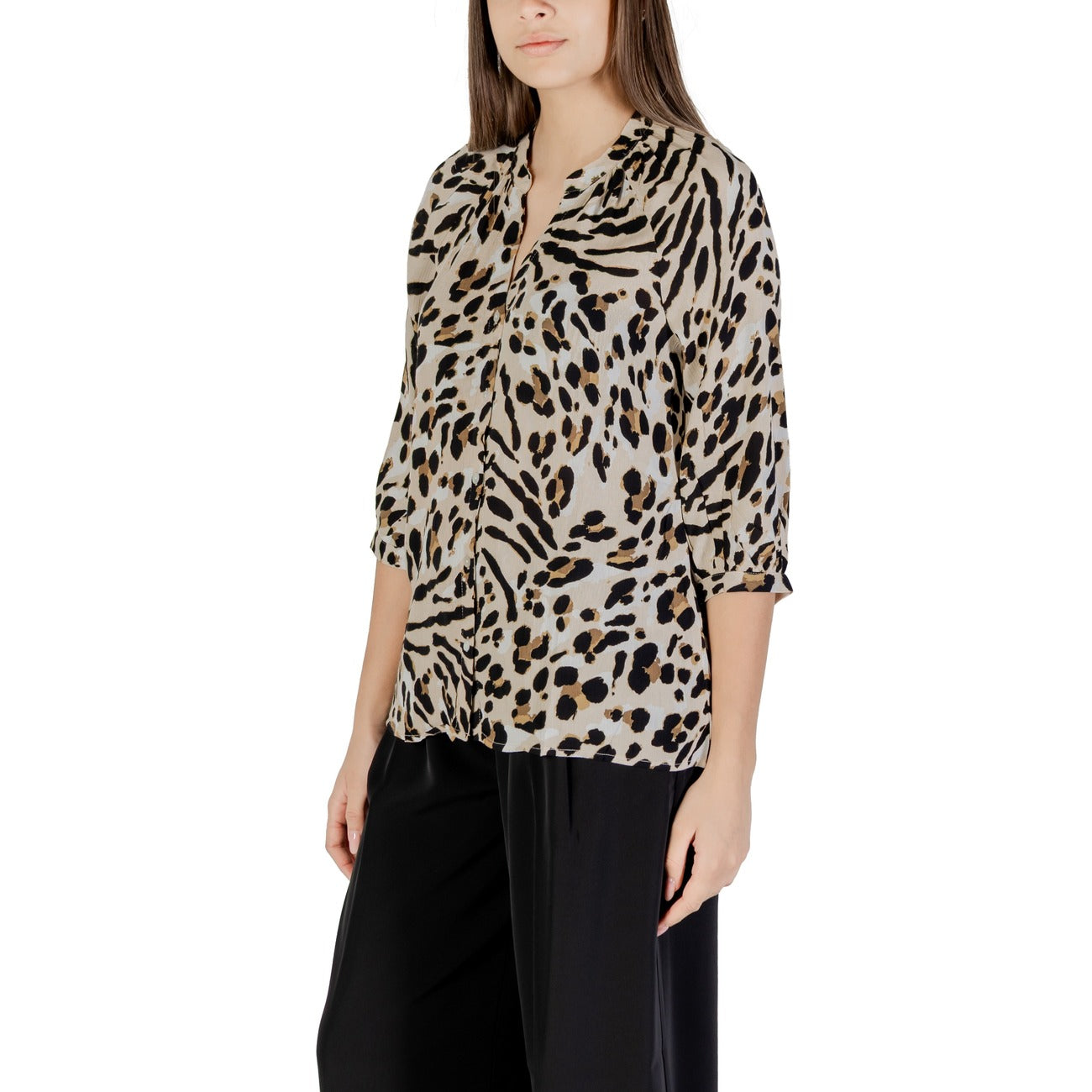 Ichi Shirt Damen Beige