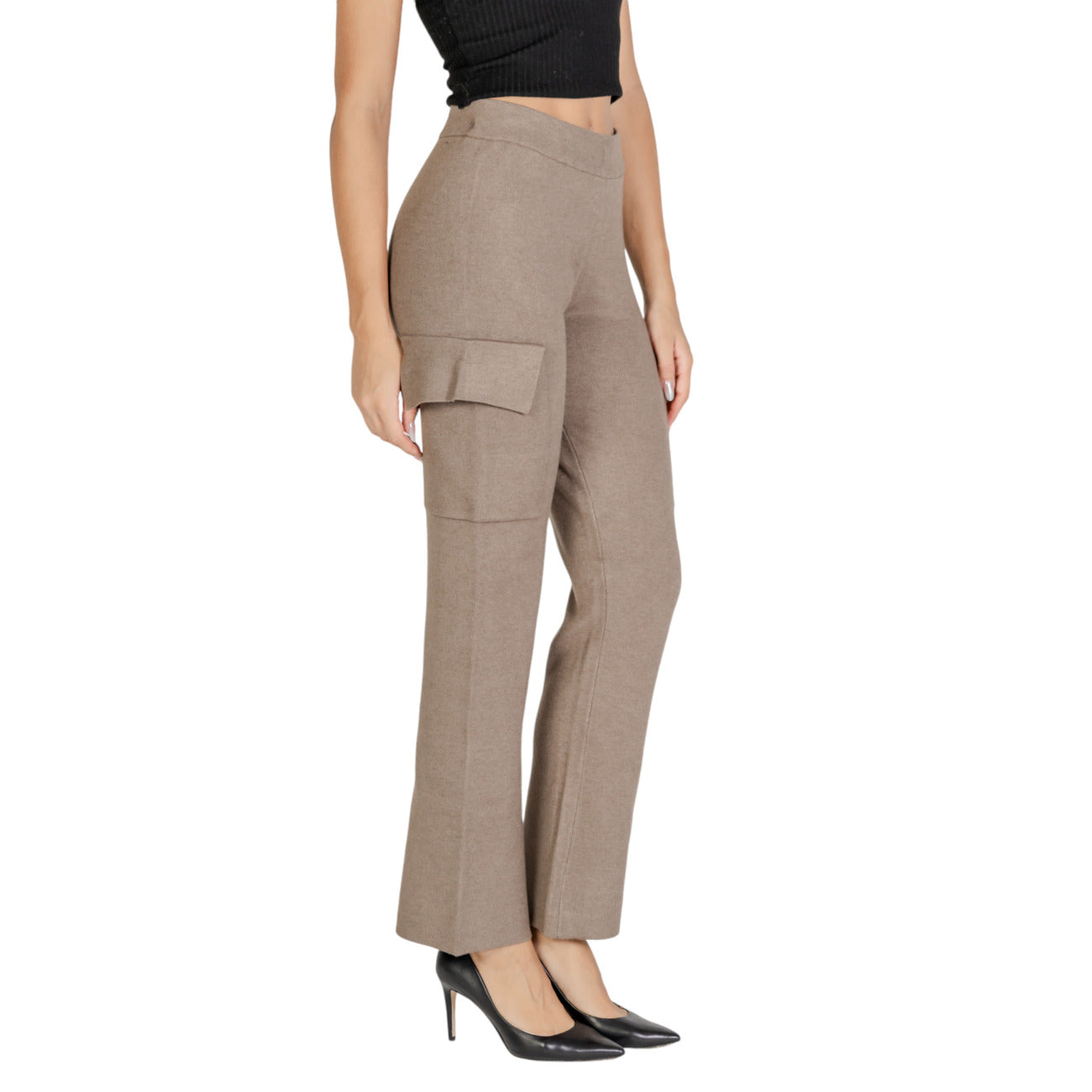Vila Clothes Hose Damen Beige