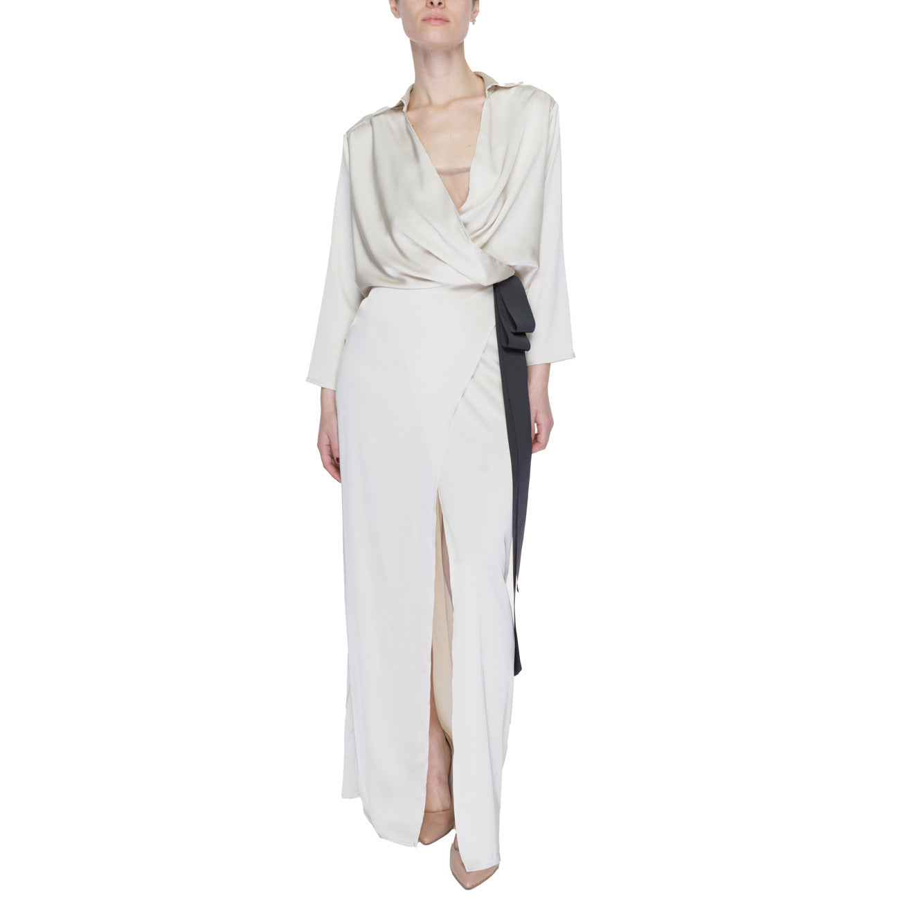 Sandro Ferrone Jurk Dames Beige