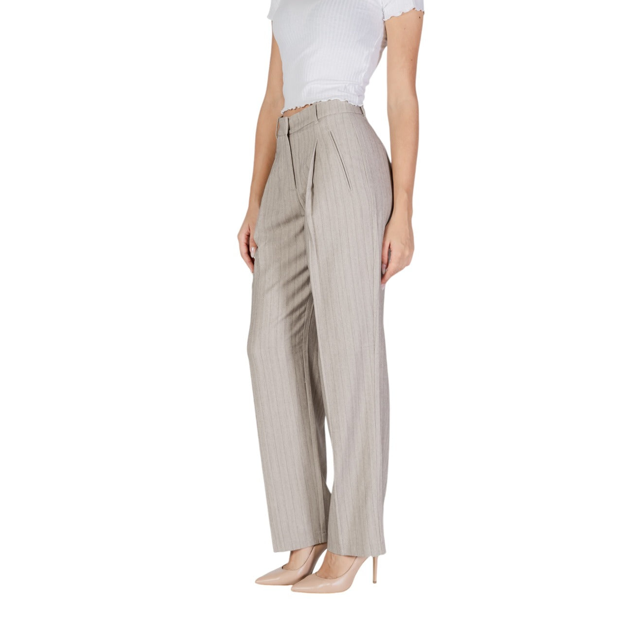 Vero Moda Broek Dames Grijs #2463876