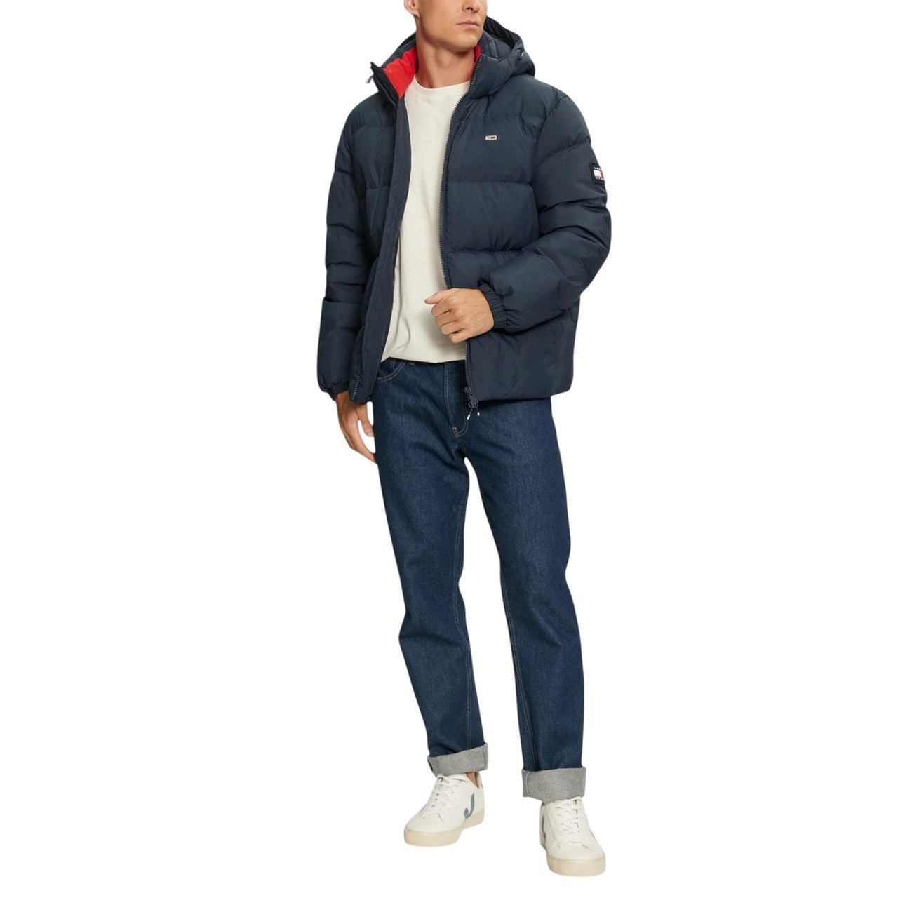 Tommy Hilfiger Jeans Windbreaker Heren Blauw #2435352