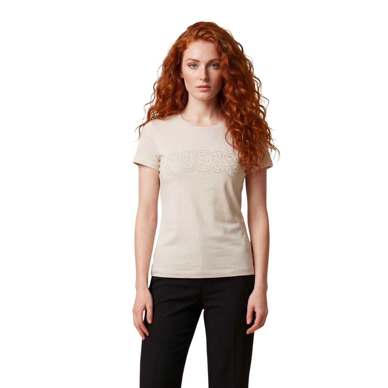 Guess T-Shirt Damen Beige #2454350