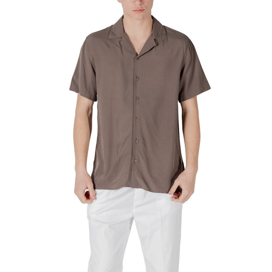 Gianni Lupo Shirt Heren Bruin