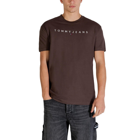 Tommy Hilfiger Jeans T-Shirt Herren Braun #2447427