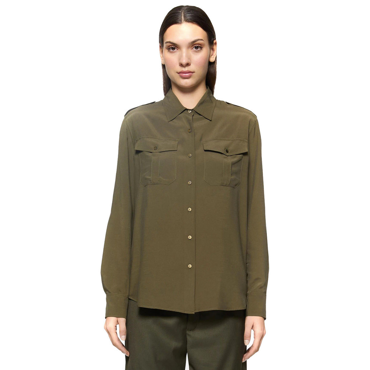Dondup Shirt Dames Groen