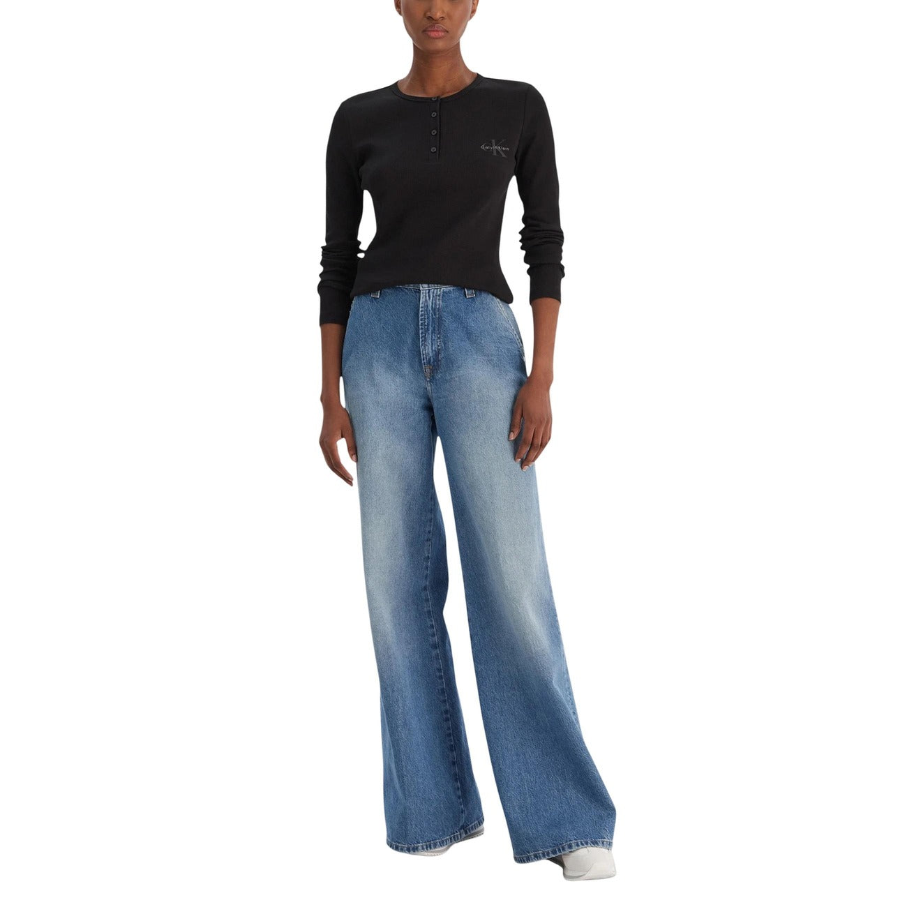 Calvin Klein Jeans Strickmode Damen Schwarz