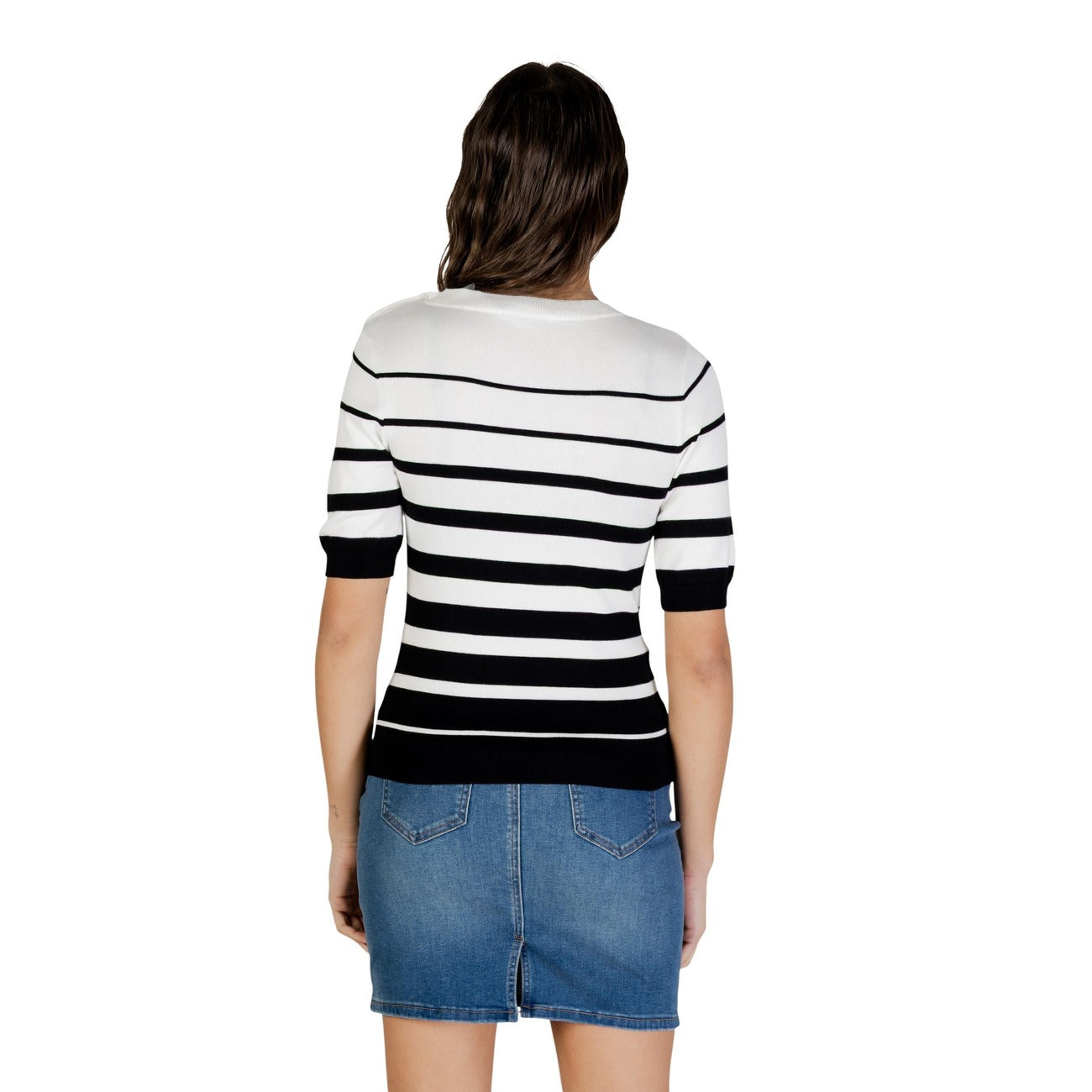 Morgan De Toi Strickmode Damen Weiß Weiß