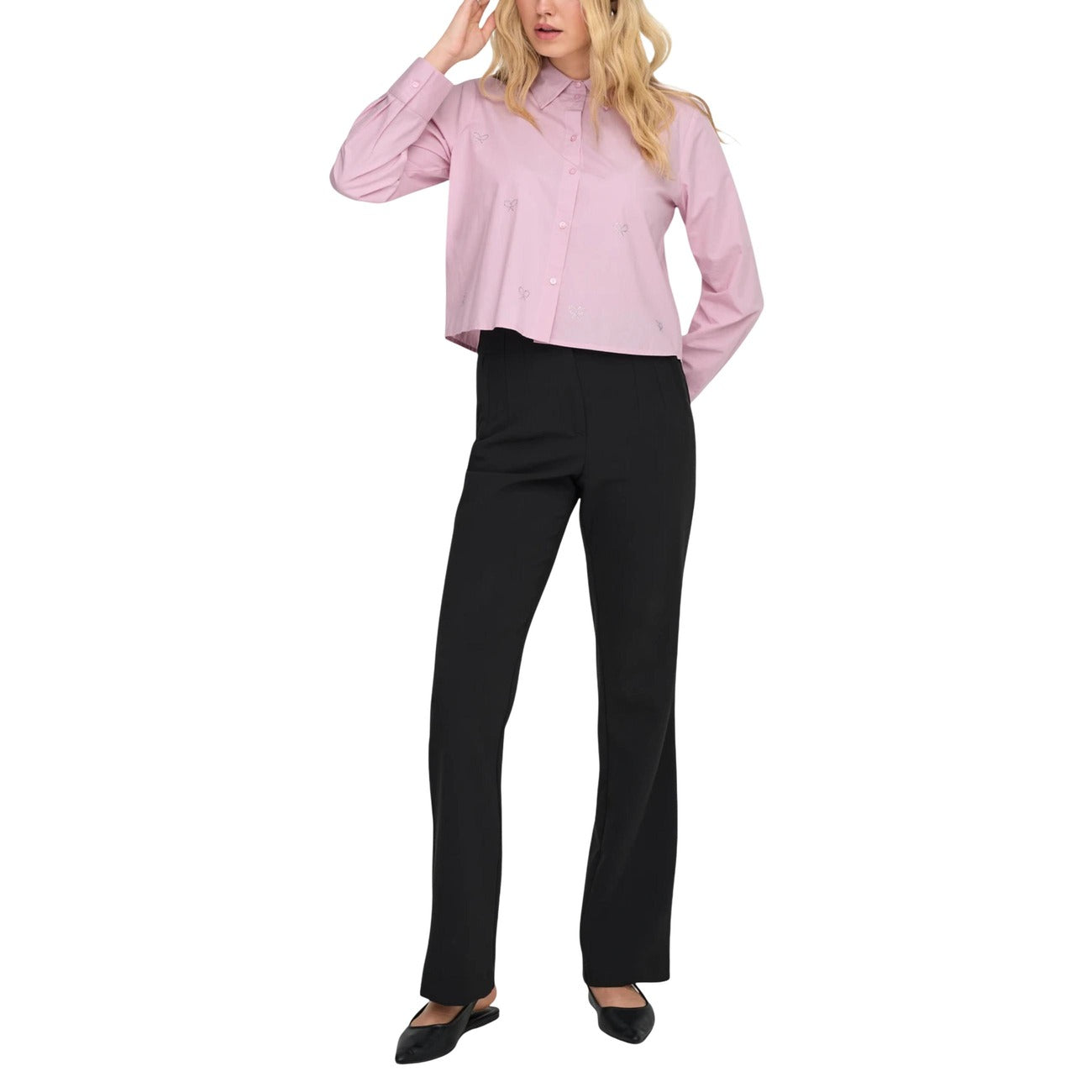 Jacqueline De Yong Shirt Damen Rosa