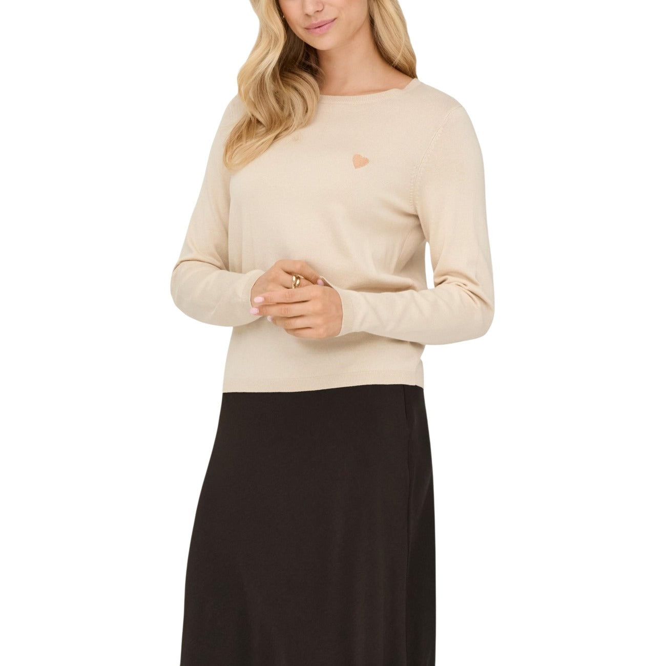 Jacqueline De Yong Strickmode Damen Beige #2450903