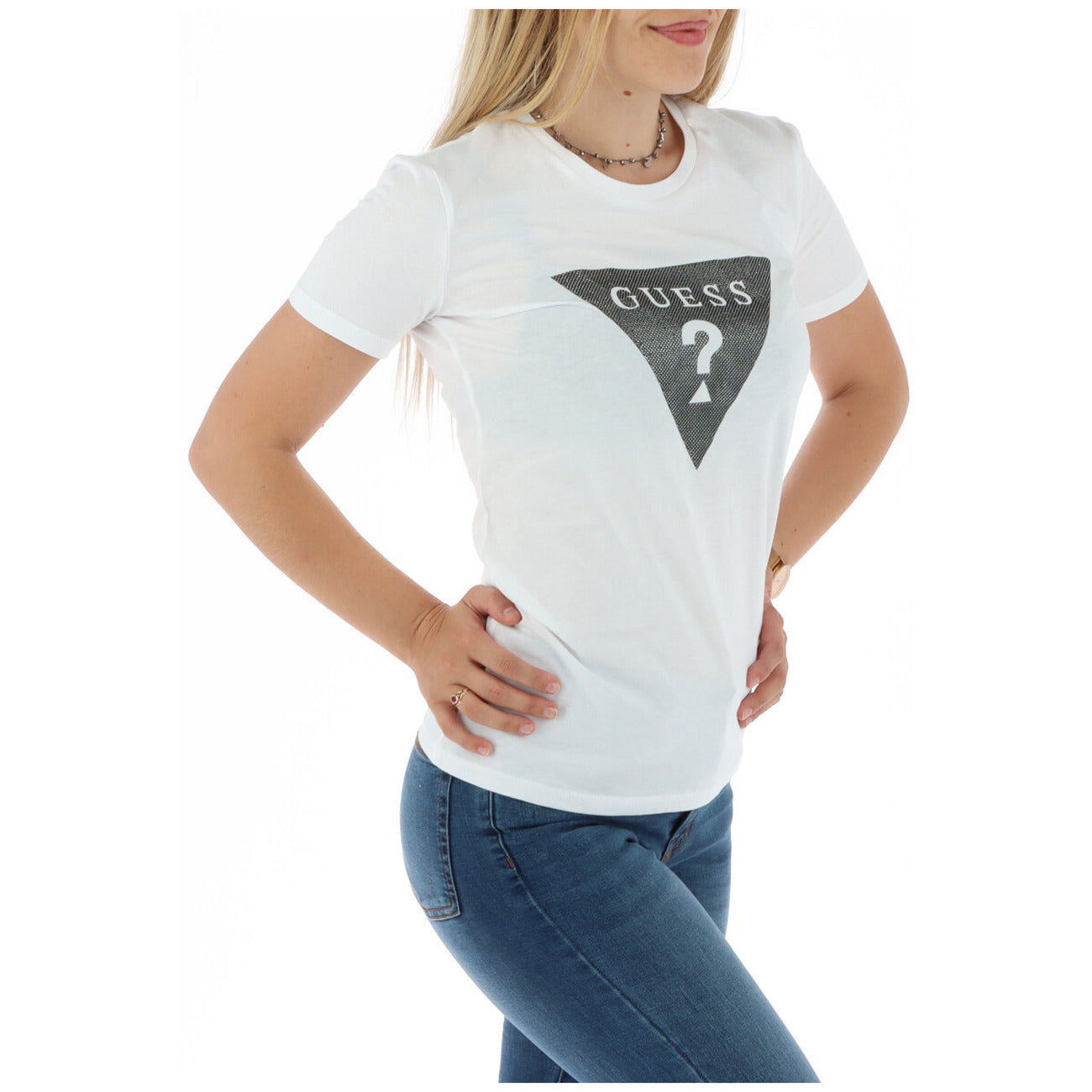Guess T-Shirt Damen Weiß #301100