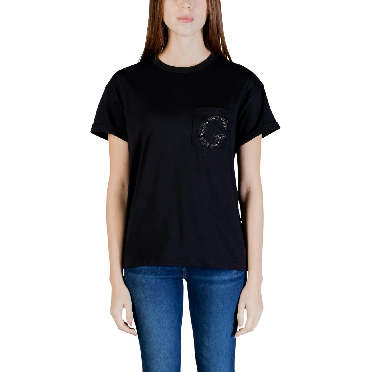 Guess T-Shirt Damen Schwarz #2452440