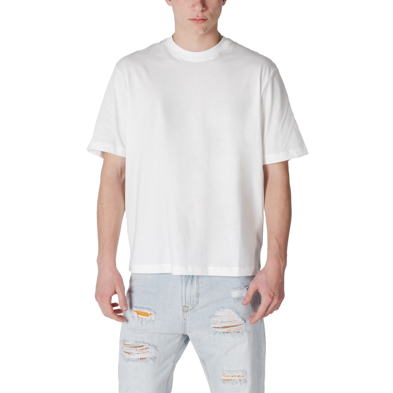 Armani Exchange T-shirt Heren Wit #2413945