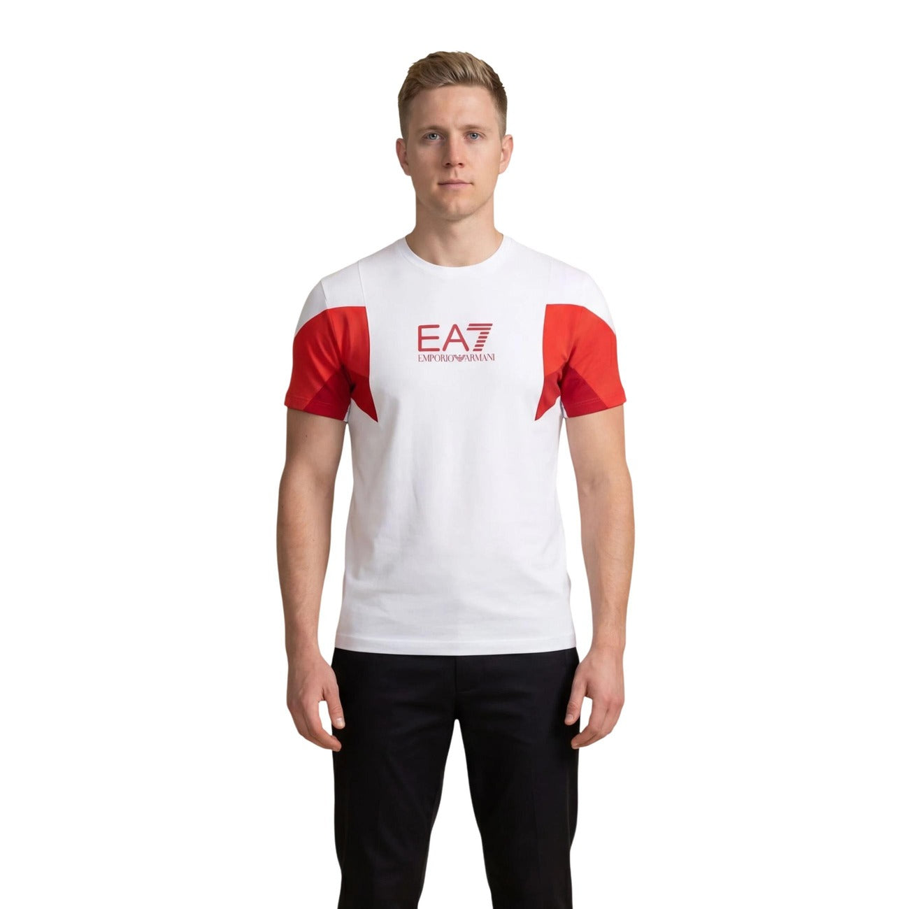 Ea7 T-shirt Heren Wit