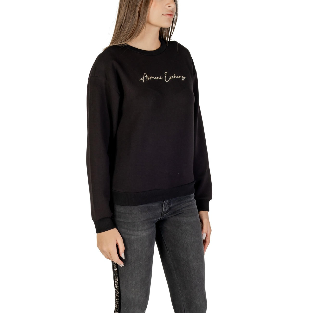 Armani Exchange Sweatshirt Damen Schwarz #2431621