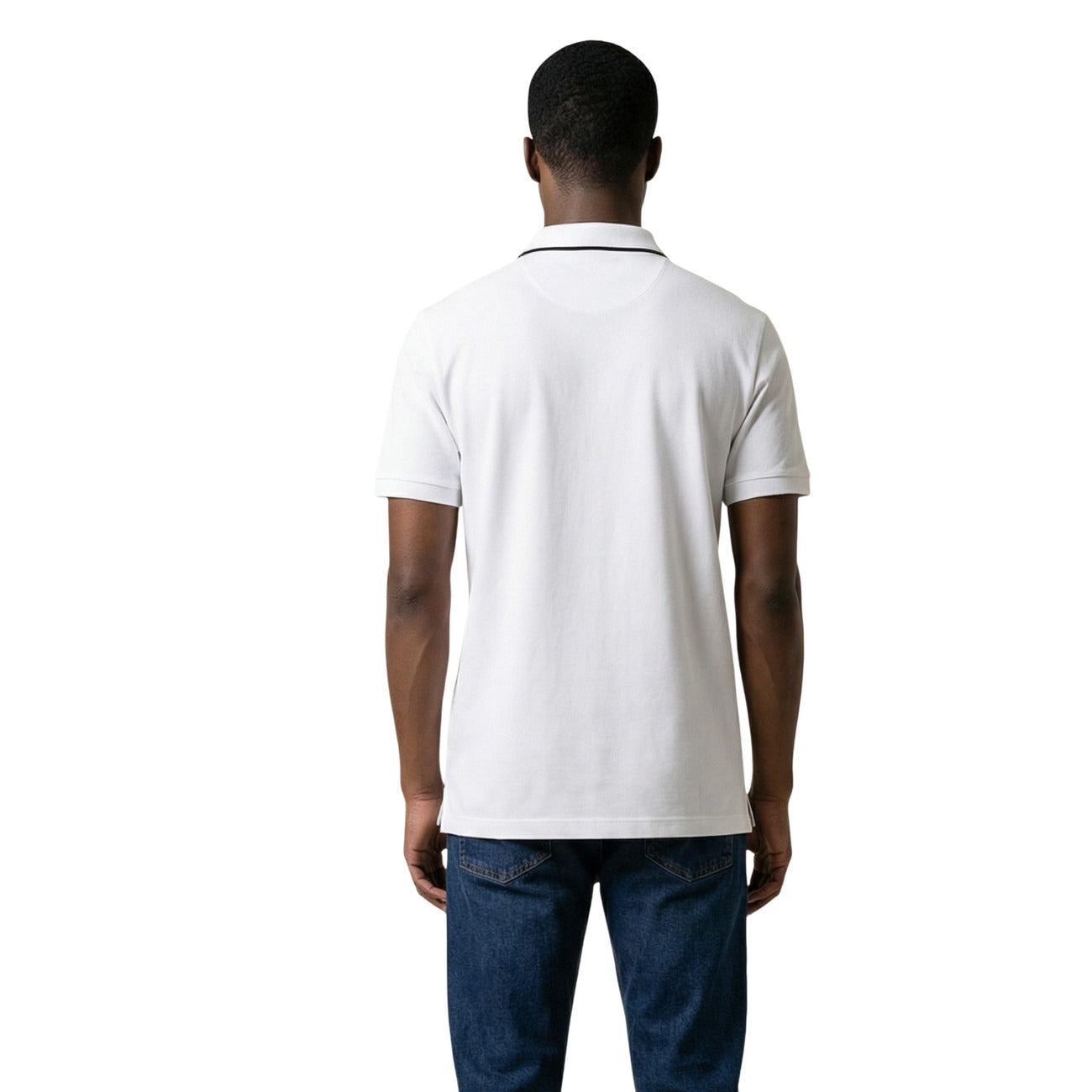 Boss Polo Top Herren Weiß