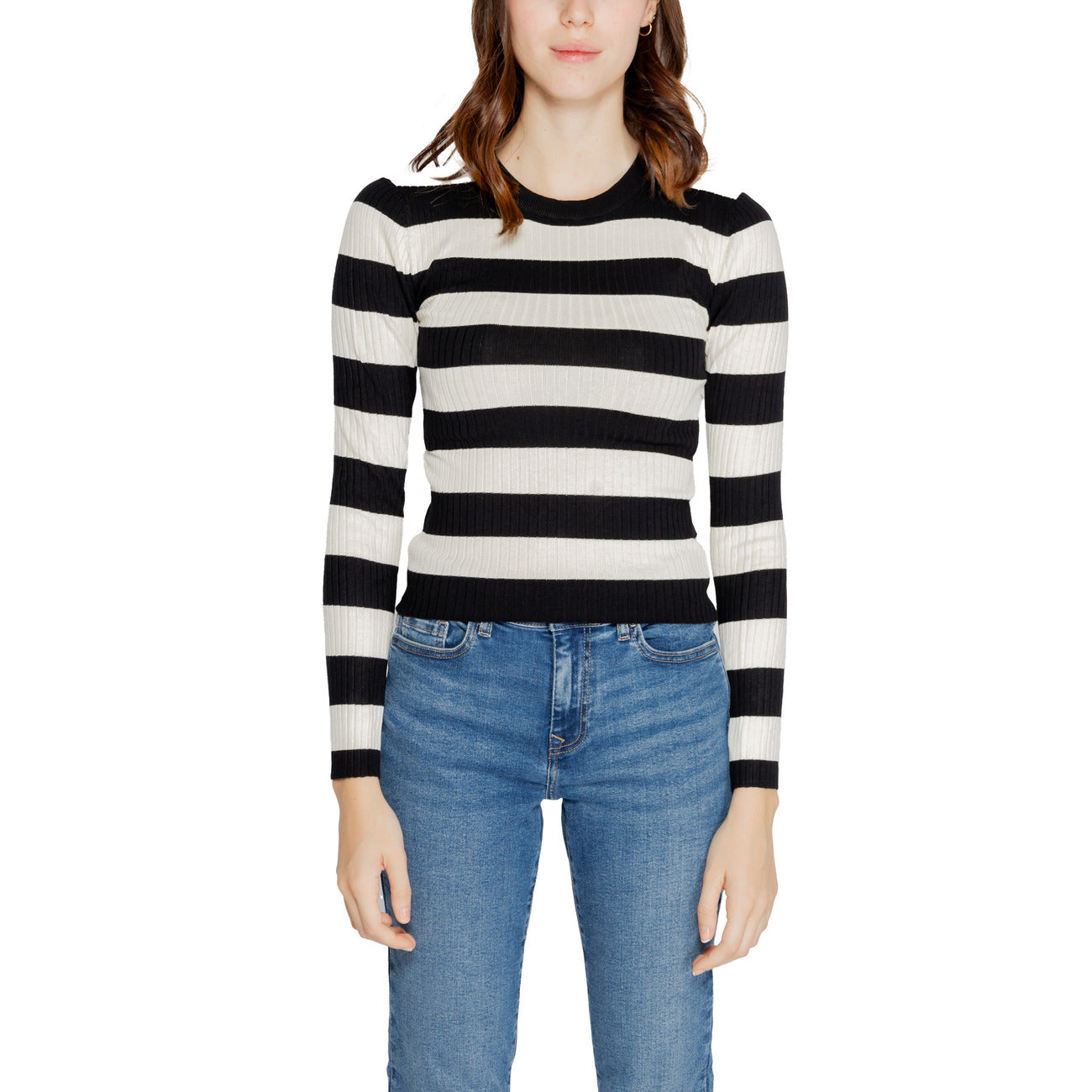Jacqueline De Yong Breimode Dames Zwart #2329977