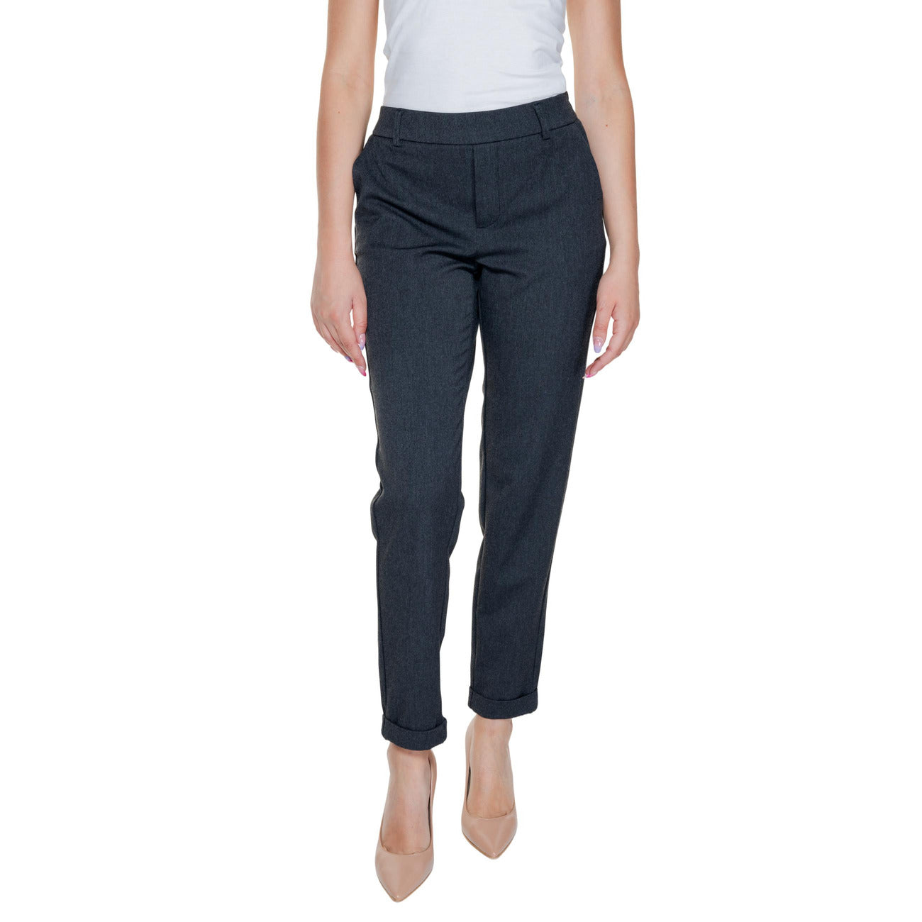 Vero Moda Broek Dames Grijs #2463537