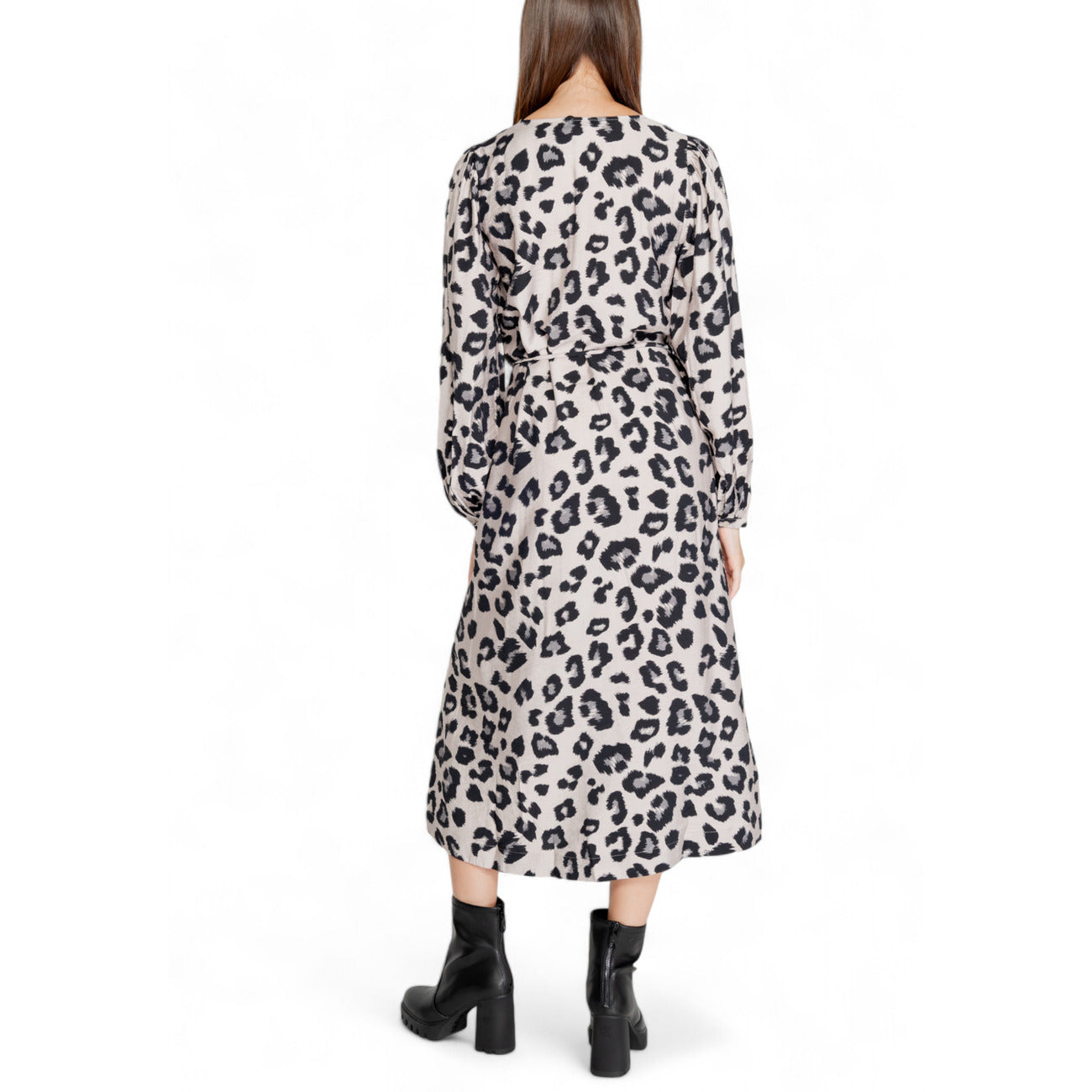 Jacqueline De Yong Jurk Dames Grijs