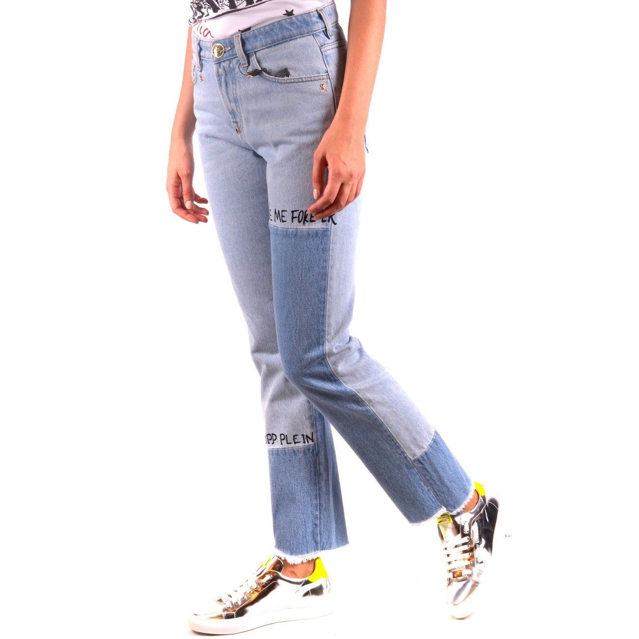 Philipp Plein Jeans Dames Lichtblauw