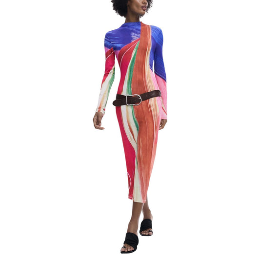 Desigual Kleid Damen Fuchsia #2451276
