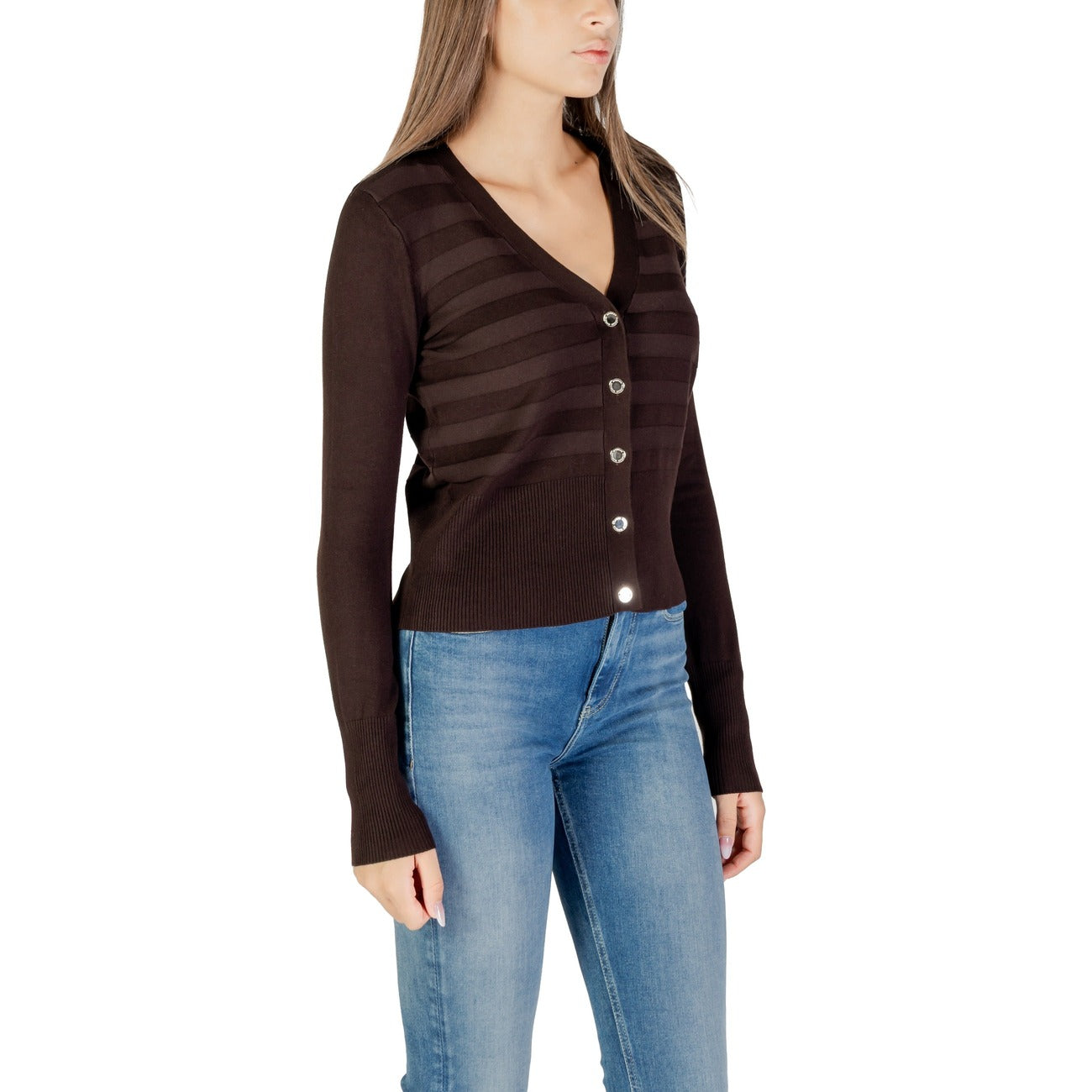 Morgan De Toi Cardigan Damen Braun