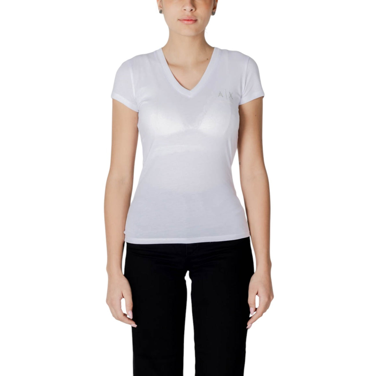 Armani Exchange T-shirt Dames Wit #2412629