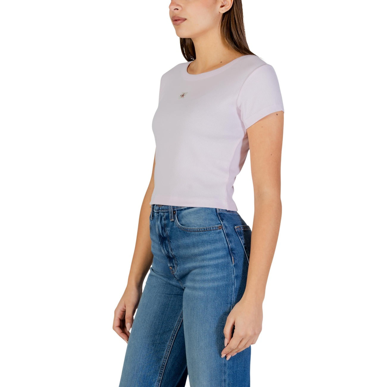 Calvin Klein Jeans T-shirt Dames Roze #2470648
