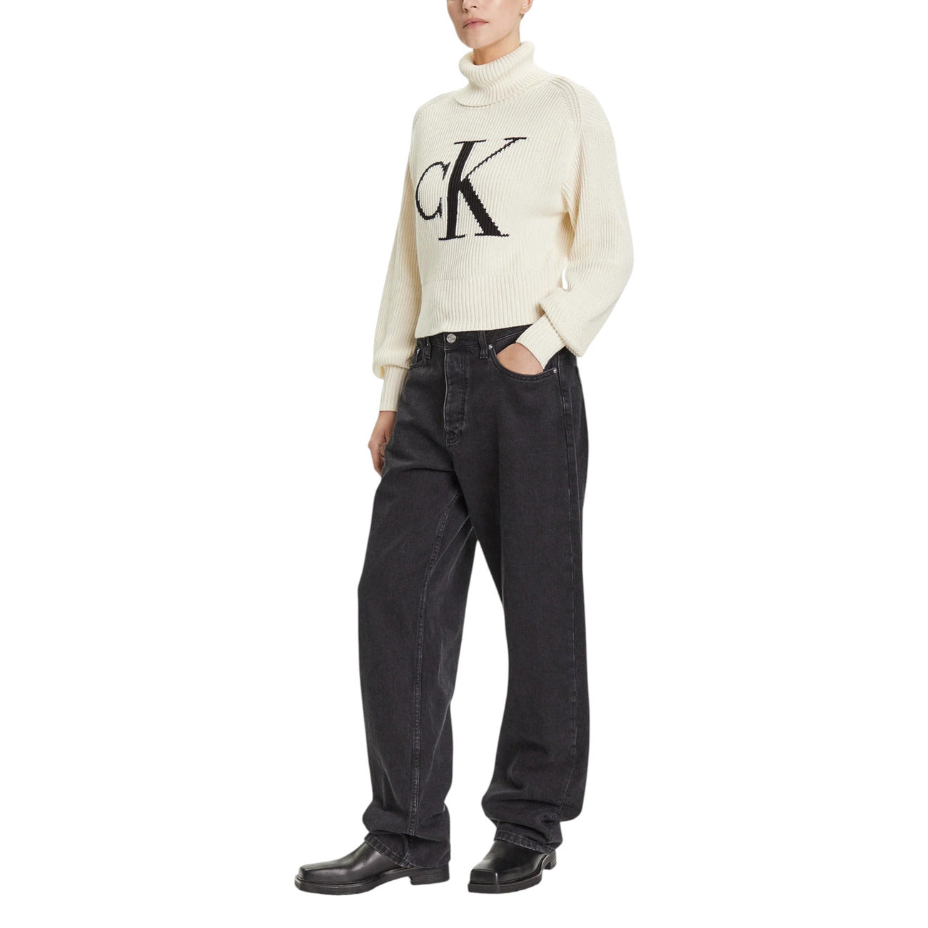 Calvin Klein Jeans Strickmode Damen Weiß
