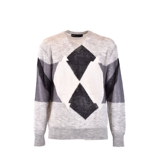 Neil Barrett Strickmode Herren Grau