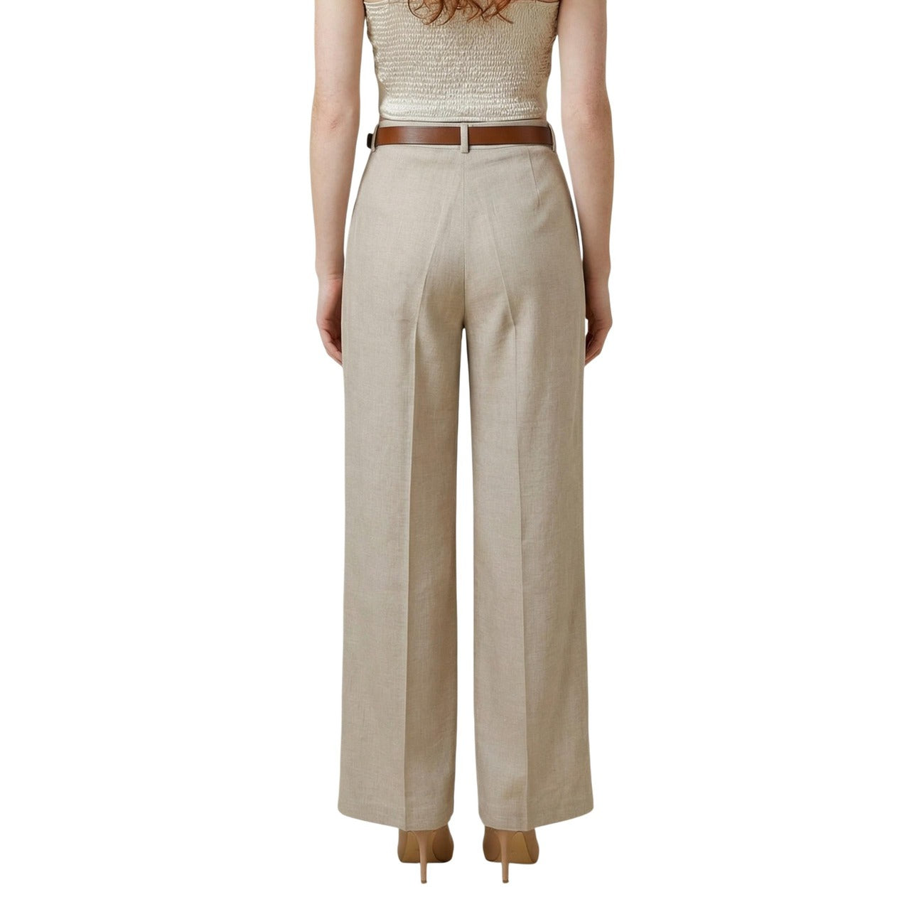 Artigli Hose Damen Beige Beige